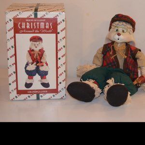 House of Lloyd 1997 (R) Grandpa Lloyd Porcrlain Mop Rope Wood Cotton Collectible